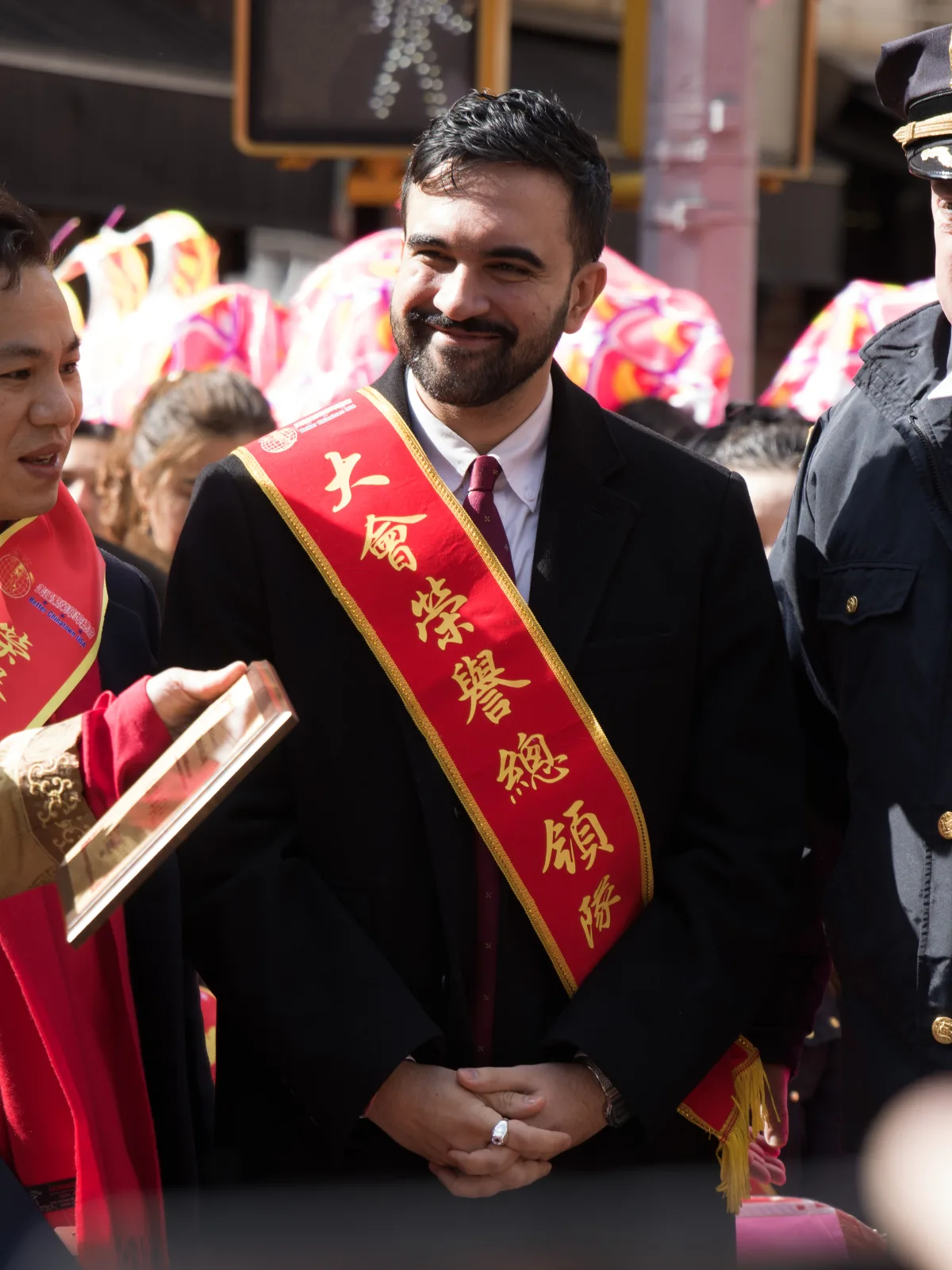 Zohran Mamdani at a public celebration in Manhattan in 2026